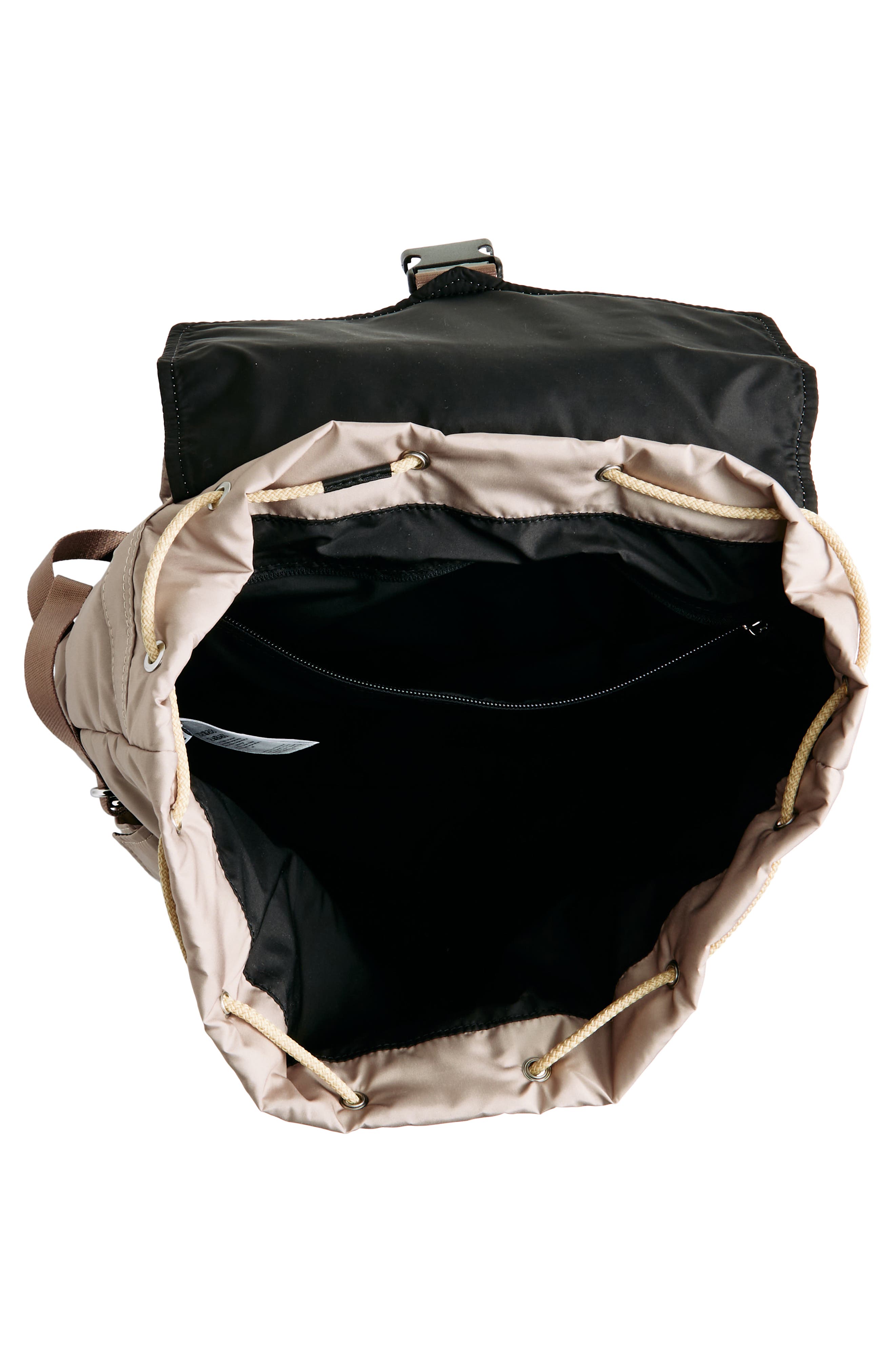 Ganni Recycled Polyester Tech Backpack, Alternate, color, 