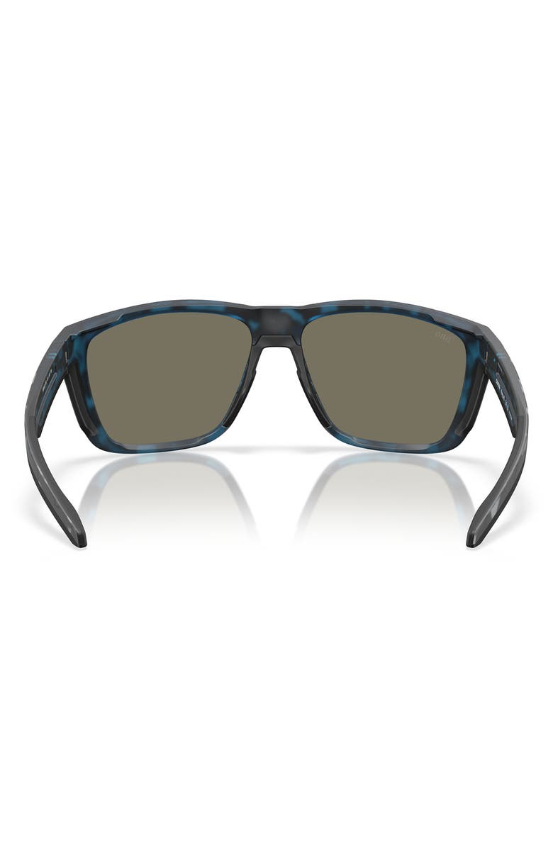 Costa Del Mar Ferg 62mm Polarized Mirrored Pillow Sunglasses, Alternate, color, Deep Water Camo / Blue 580G