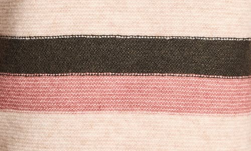 Paisley & Gray Stripe Crewneck Sweater In Multi