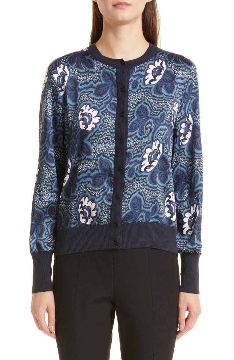 Ted Baker London Ryviad Floral Cardigan, Main, color,