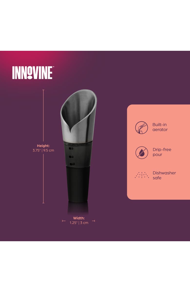 Innovine Aerating Pour Spout, Alternate, color, Grey