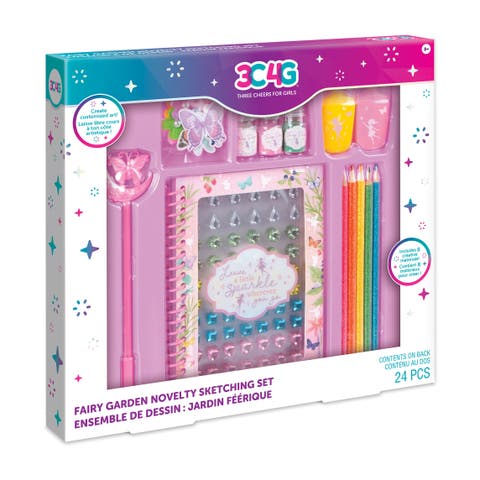 Fairy Garden Novelty Sketching Set, 24 pcs, Kids Ages 8+