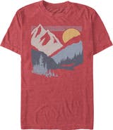 Lost Gods Men's Lost Gods Dusk Valley Sunset Graphic T-Shirt