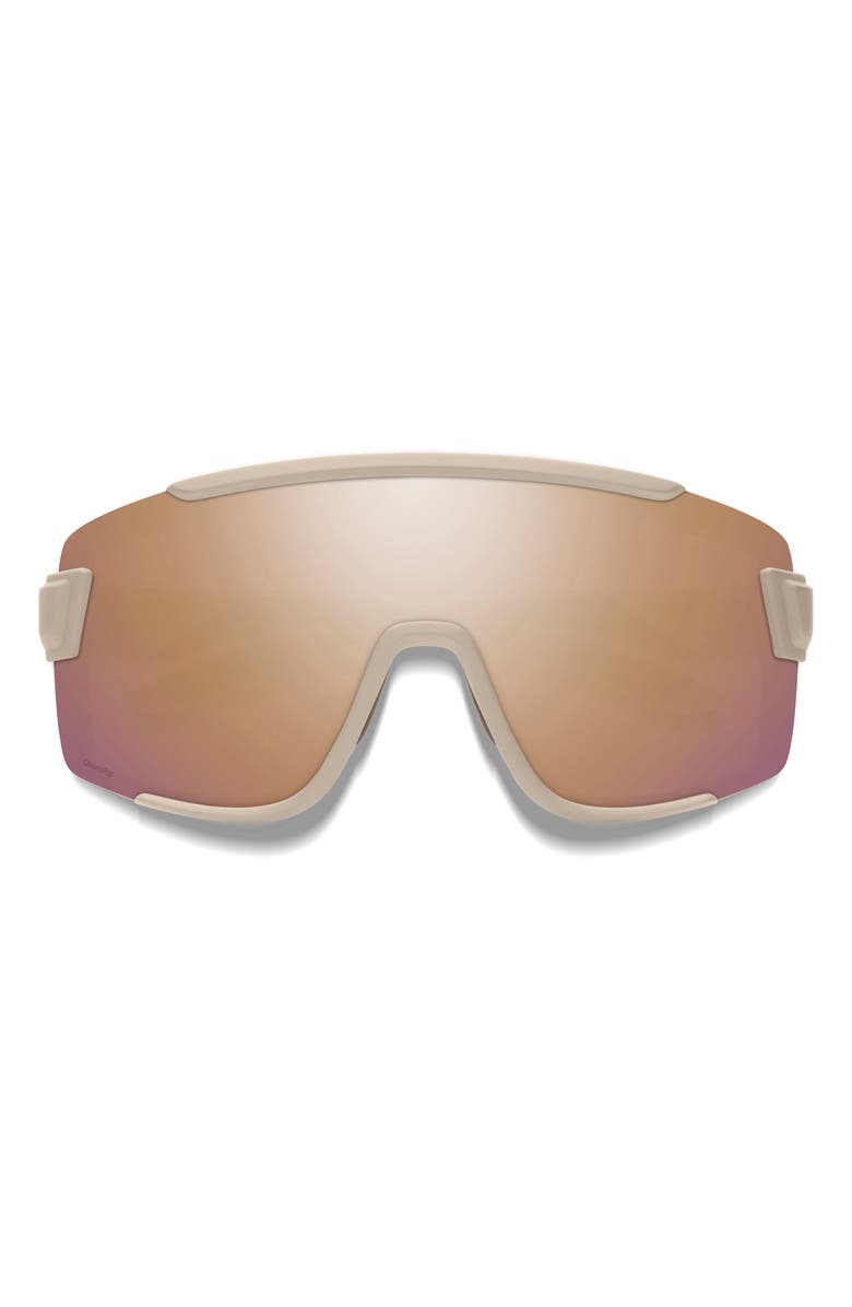 Smith Wildcat ChromaPop<sup>™</sup> Shield Snow Goggles, Main, color, Matte Summit / Chromapop Rose Gold Mirror