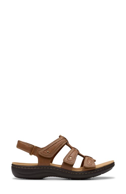 Clarks ® Laurieann Ivy Slingback Sandal In Tan Leather