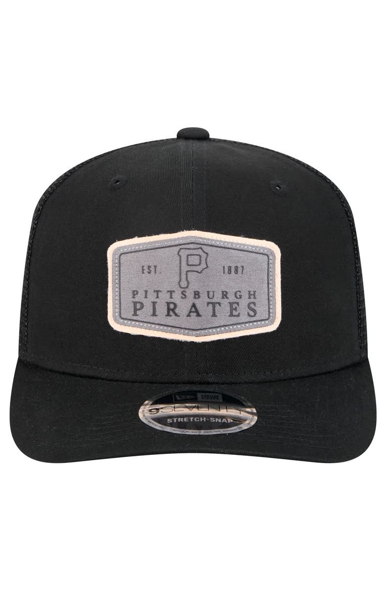 New Era Men's New Era Gray Pittsburgh Pirates Labeled 9SEVENTY Stretch-Snap Adjustable Hat, Alternate, color, Gray