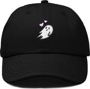 Dalix Heartly Ghost Embroidered Cap