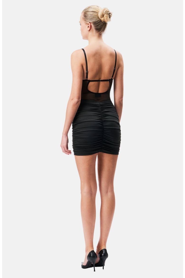 Sivara Mini Dress, Alternate, color, Black