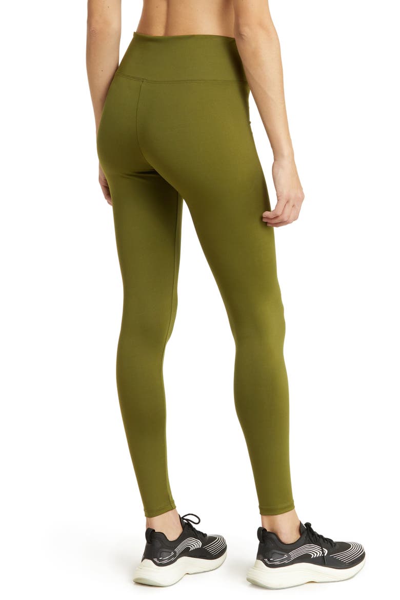 Performance Action High Waist Leggings, Alternate, color, SEA OLIVE