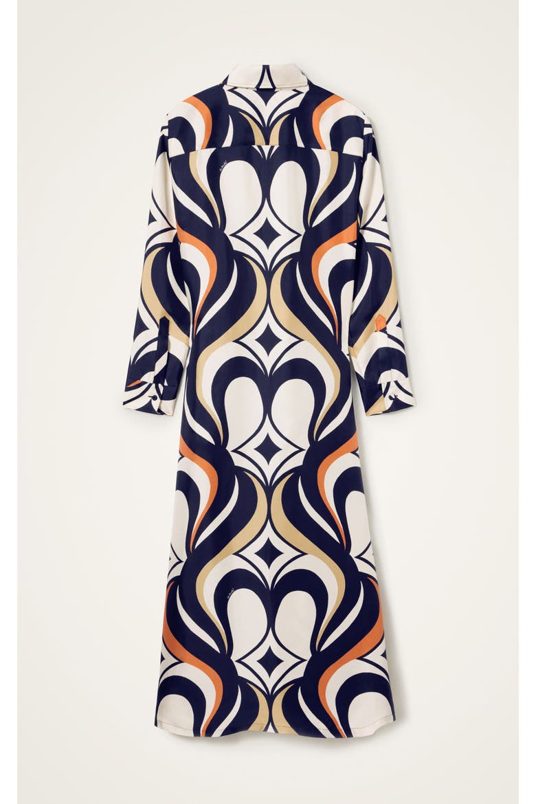 Chemise Swing Dress, Alternate, color, Jive Macro White