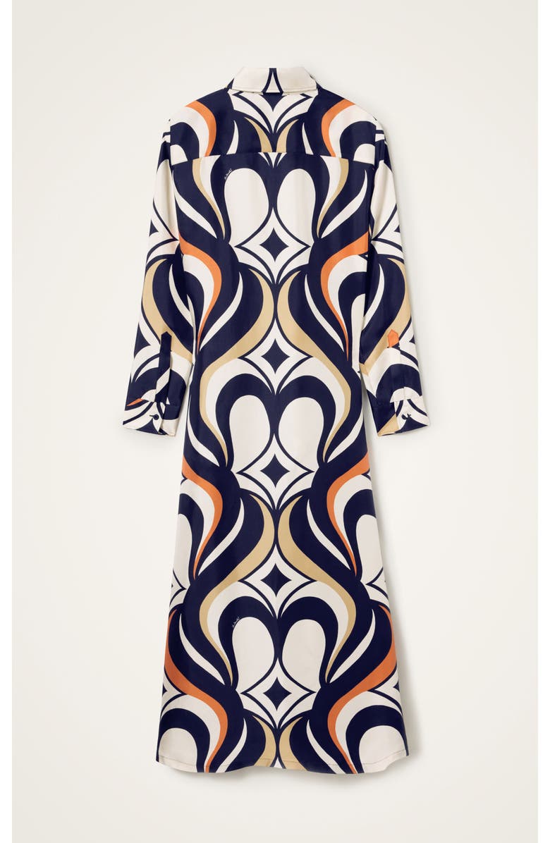 La DoubleJ Chemise Swing Dress, Alternate, color, Jive Macro White