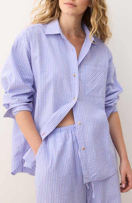 Marine Layer Gracey Stripe Button-Up Shirt