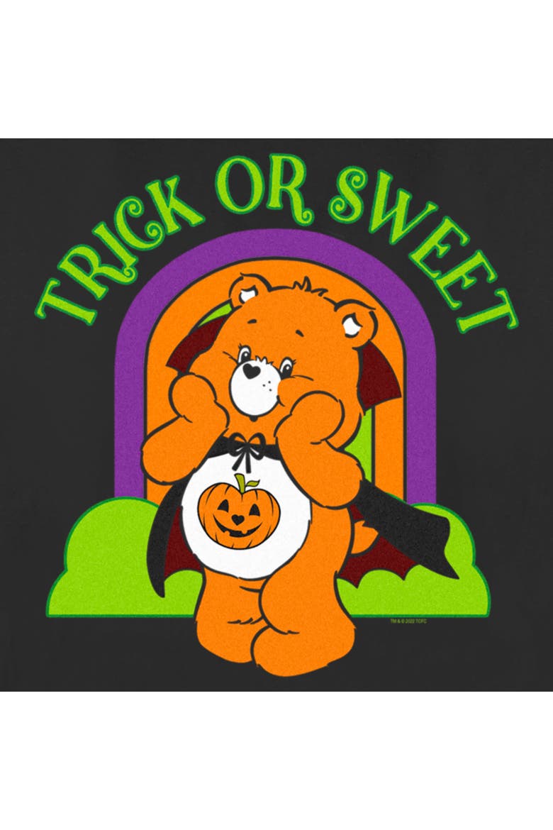 Women's Care Bears Halloween Trick Or Sweet  Graphic T-Shirt, Alternate, color, Black