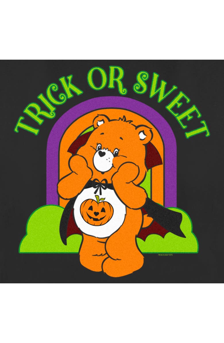 Care Bears Women's Care Bears Halloween Trick Or Sweet  Graphic T-Shirt, Alternate, color, Black