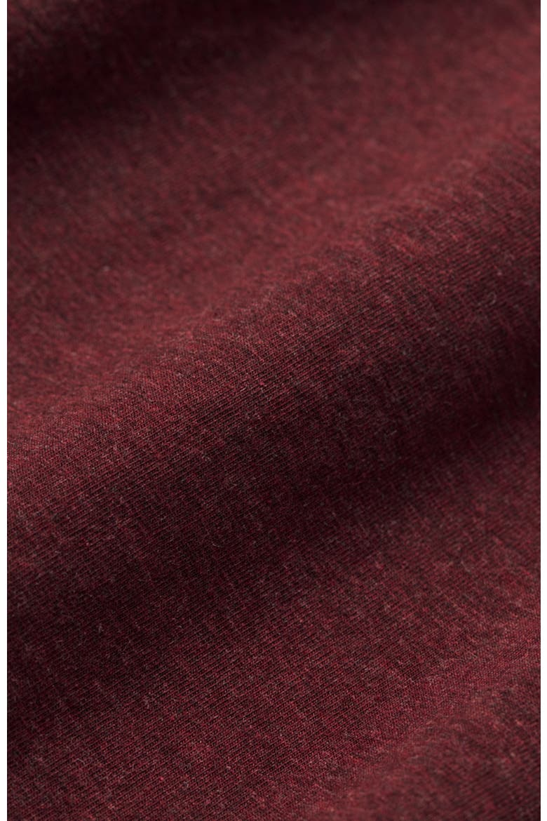 Fit & Flare Crossover Dress, Alternate, color, Ruby Heather