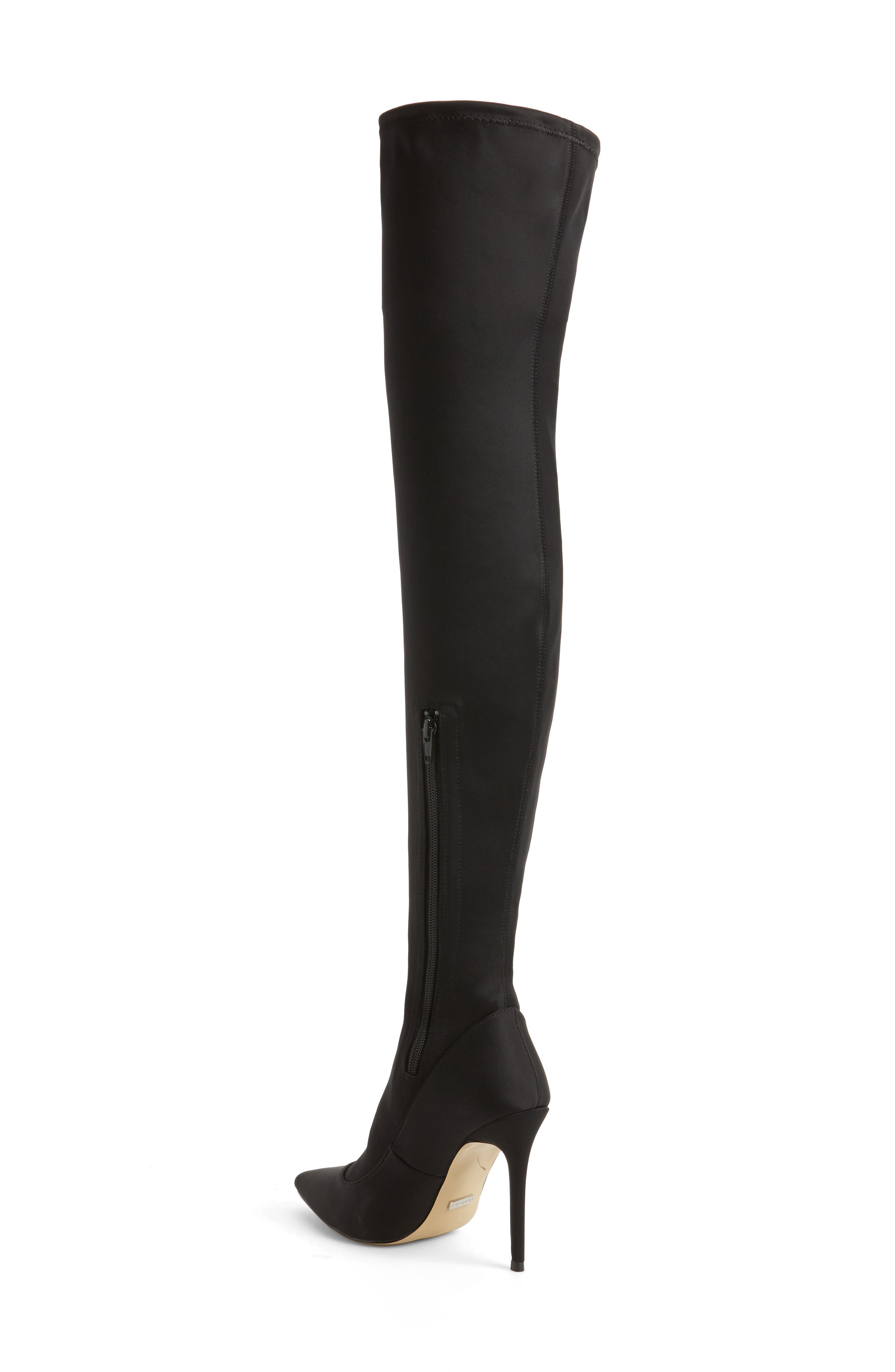 Topshop Bellini Stiletto Over the Knee Boot, Alternate, color, 