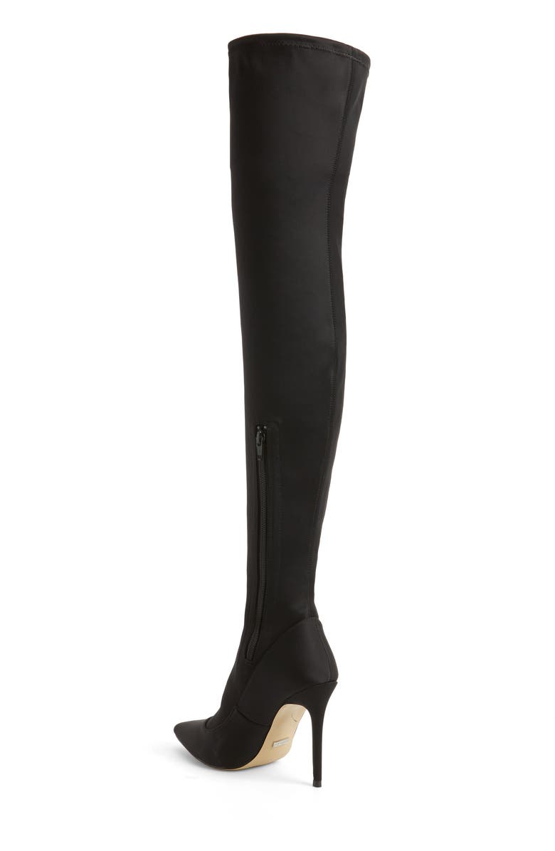 Topshop Bellini Stiletto Over the Knee Boot, Alternate, color,
