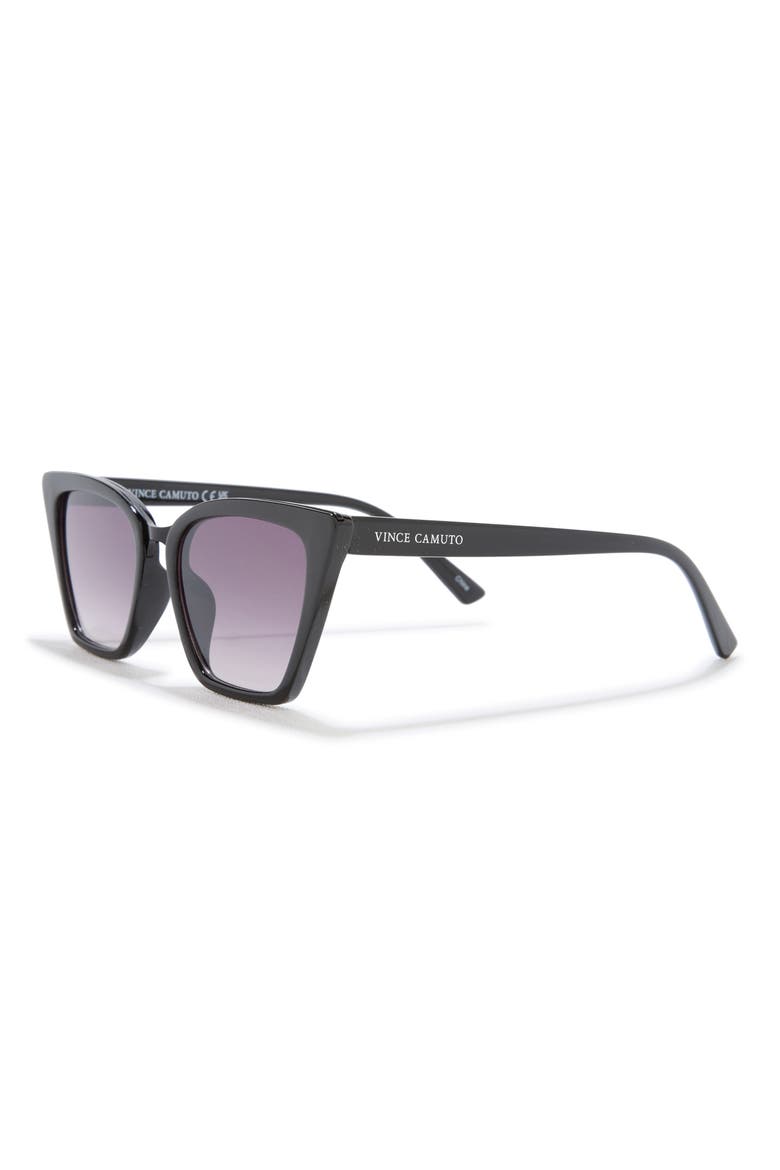 50mm Cat Eye Sunglasses, Alternate, color, BLACK