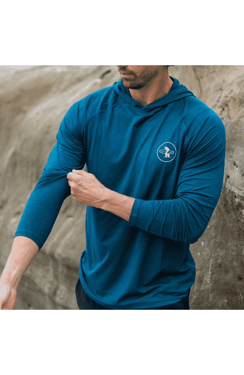 Everyday California Breakers UPF50+ Sand-Resistant Hoodie, Alternate, color, Steel Blue