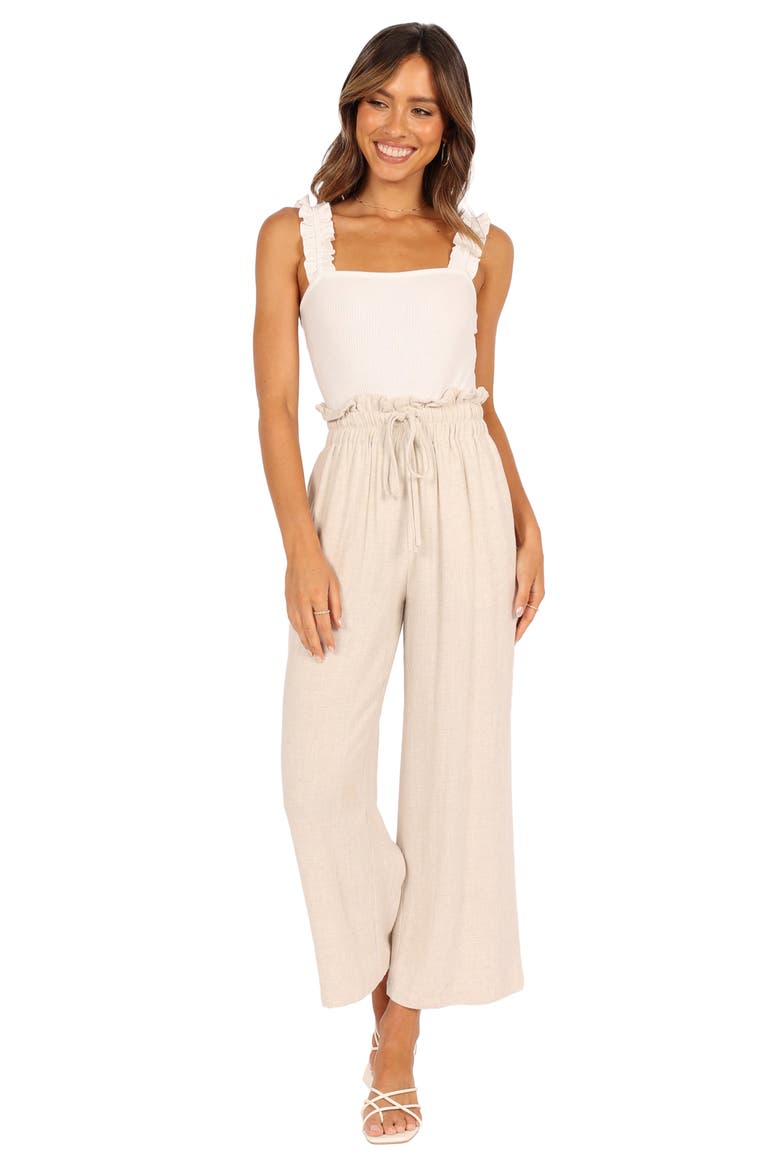 Heidi Ruffle Strap Tank Bodysuit, Alternate, color, WHITE