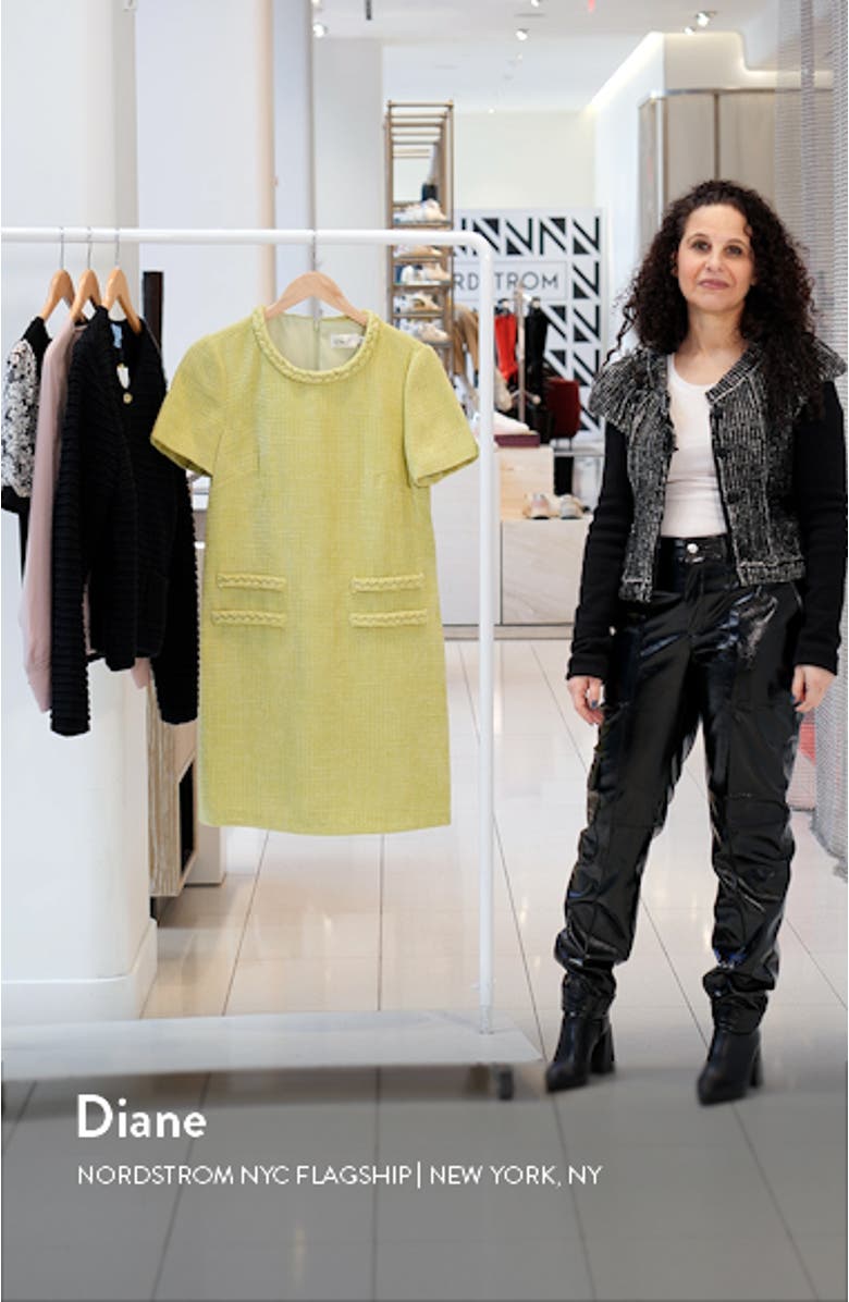 Braid Detail Tweed Dress, sales video thumbnail