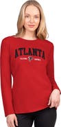 G-III 4HER BY CARL BANKS Women's G-III 4Her by Carl Banks  Red Atlanta Falcons Best Play Long Sleeve T-Shirt