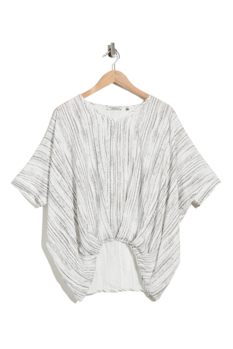 Untuck V-Neck Top, Alternate, color, GREY