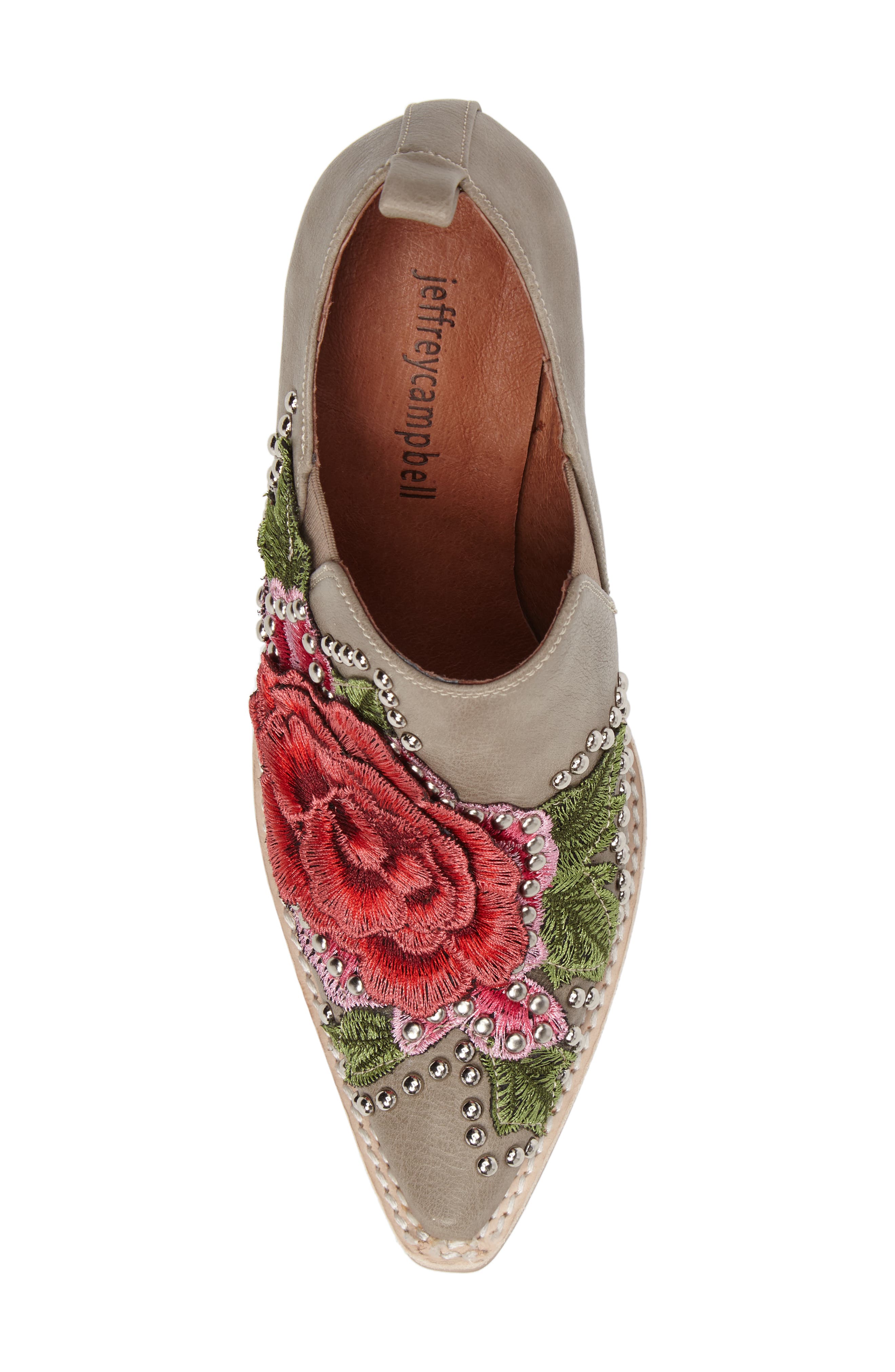 Jeffrey Campbell Roseola Studded Appliqué Bootie, Alternate, color, 