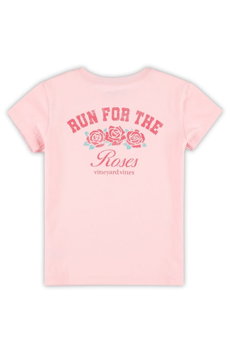 vineyard vines Girls Preschool Vineyard Vines  Pink Kentucky Derby Distressed Run for the Roses T-Shirt, Alternate, color, 