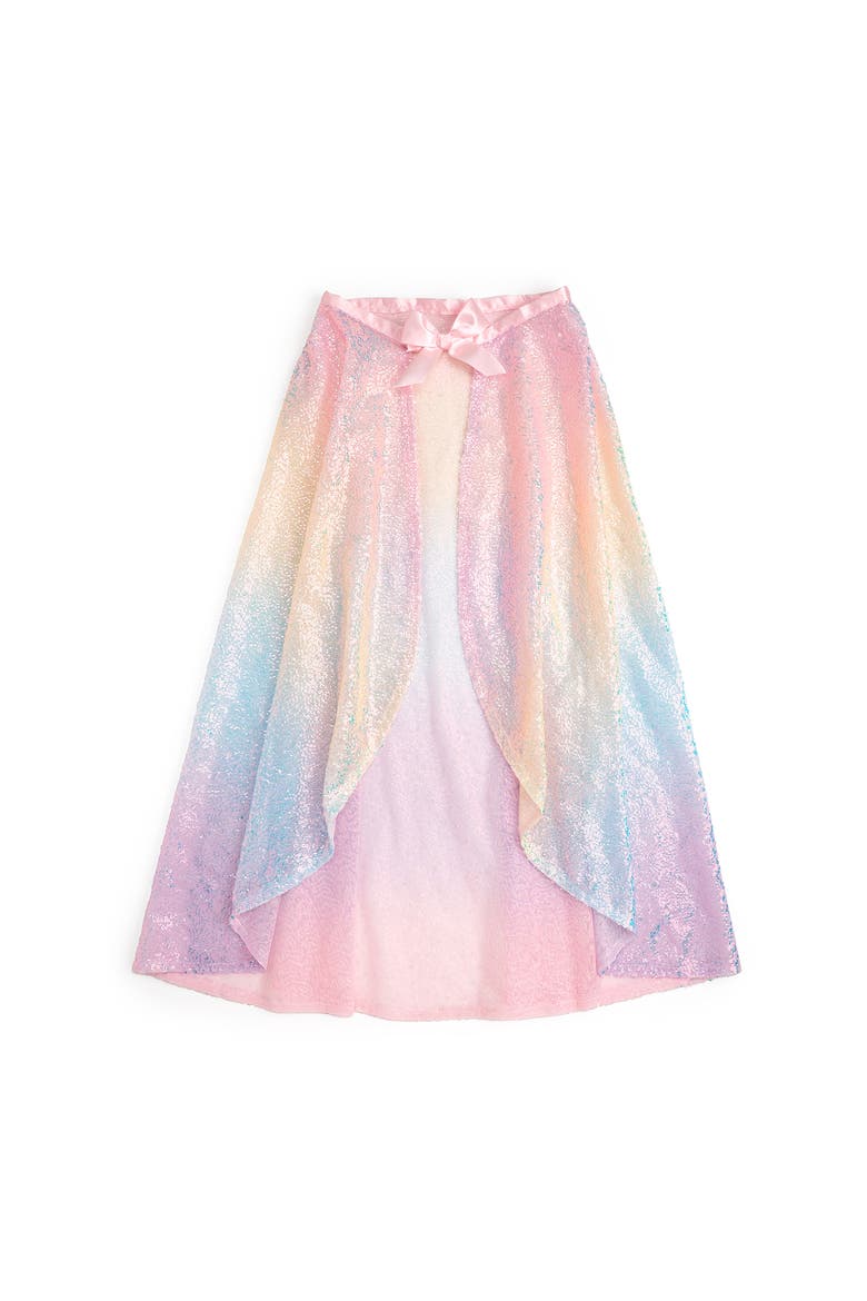 Rainbow Dream Sequin Cape, Main, color, Pink