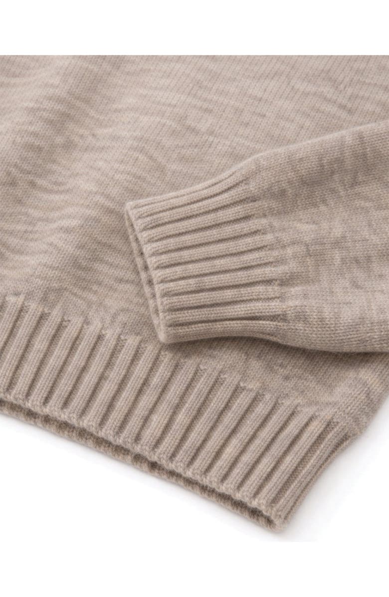 Fortela Shetland Turtleneck Sweater, Alternate, color, Cream