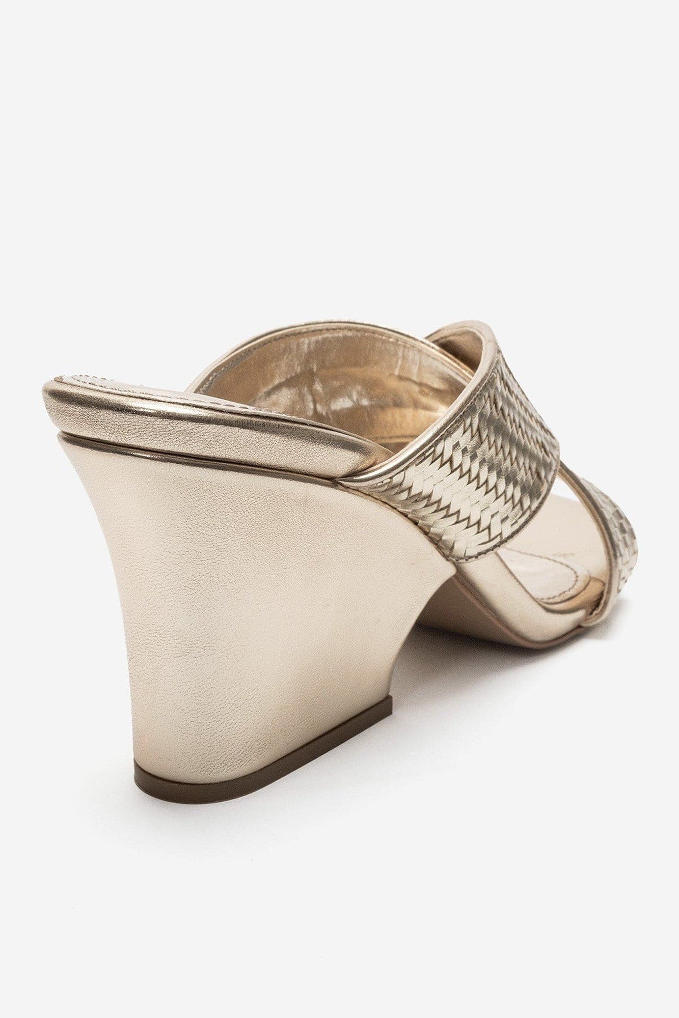 Lavean Cross Strap Wedge Sandal, Alternate, color, Gold