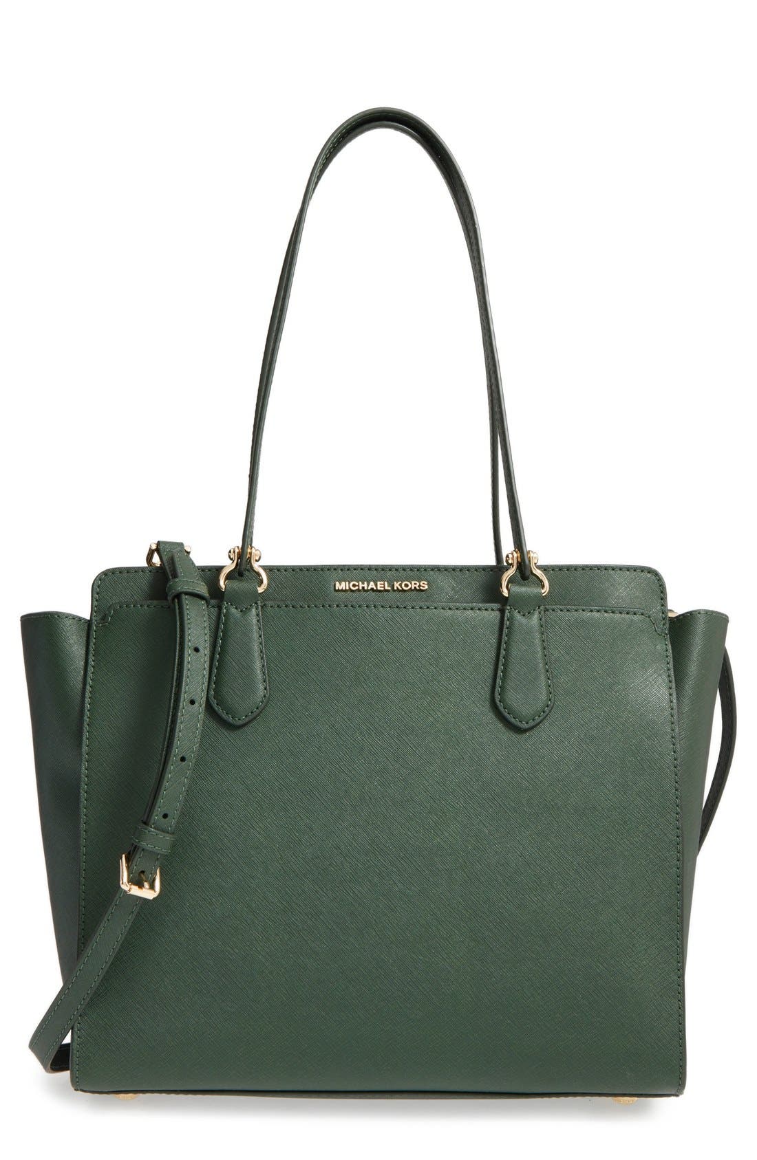 'Large DeeDee' Convertible Tote, Main, color, MOSS