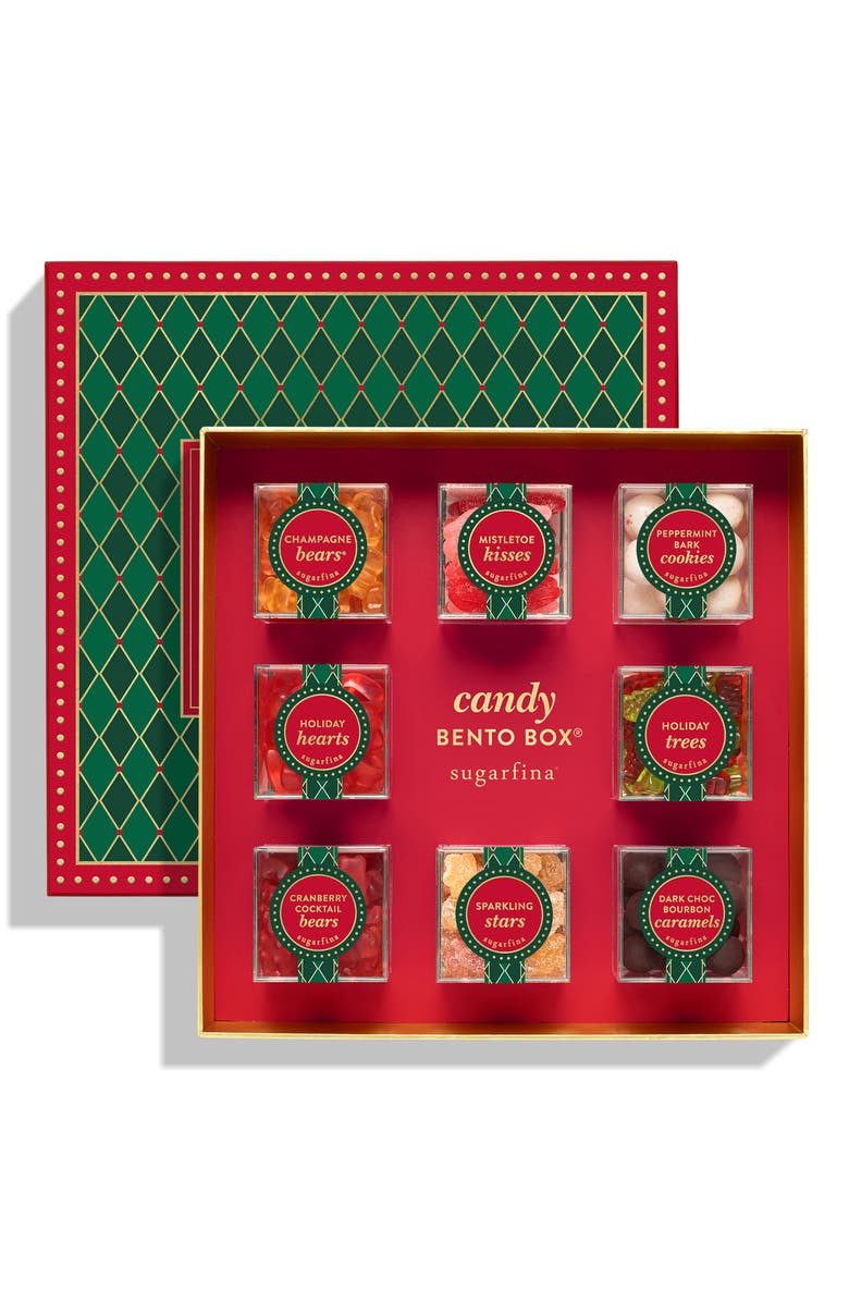 sugarfina Happy Holidays 8-Piece Candy Bento Box, Main, color, 