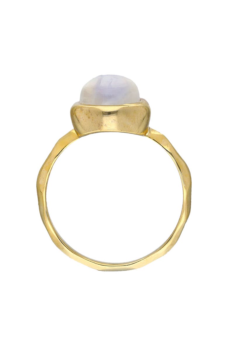 Pear Cut Moonstone Ring, Alternate, color, WHITE