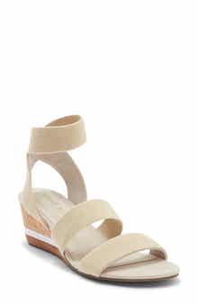 Barnett Wedge Ankle Strap Sandal