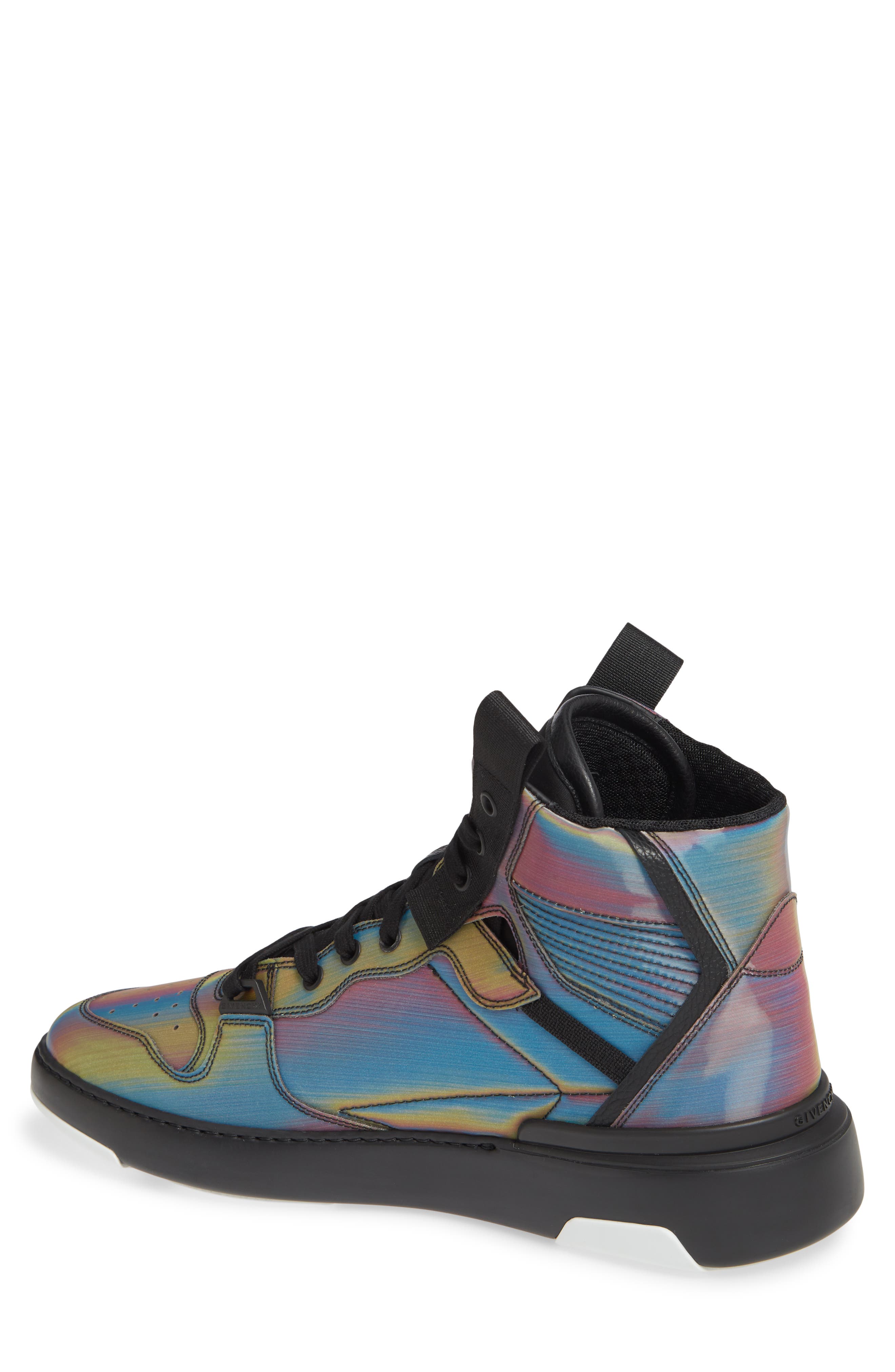 Givenchy Hologram High Top Sneaker, Alternate, color, 