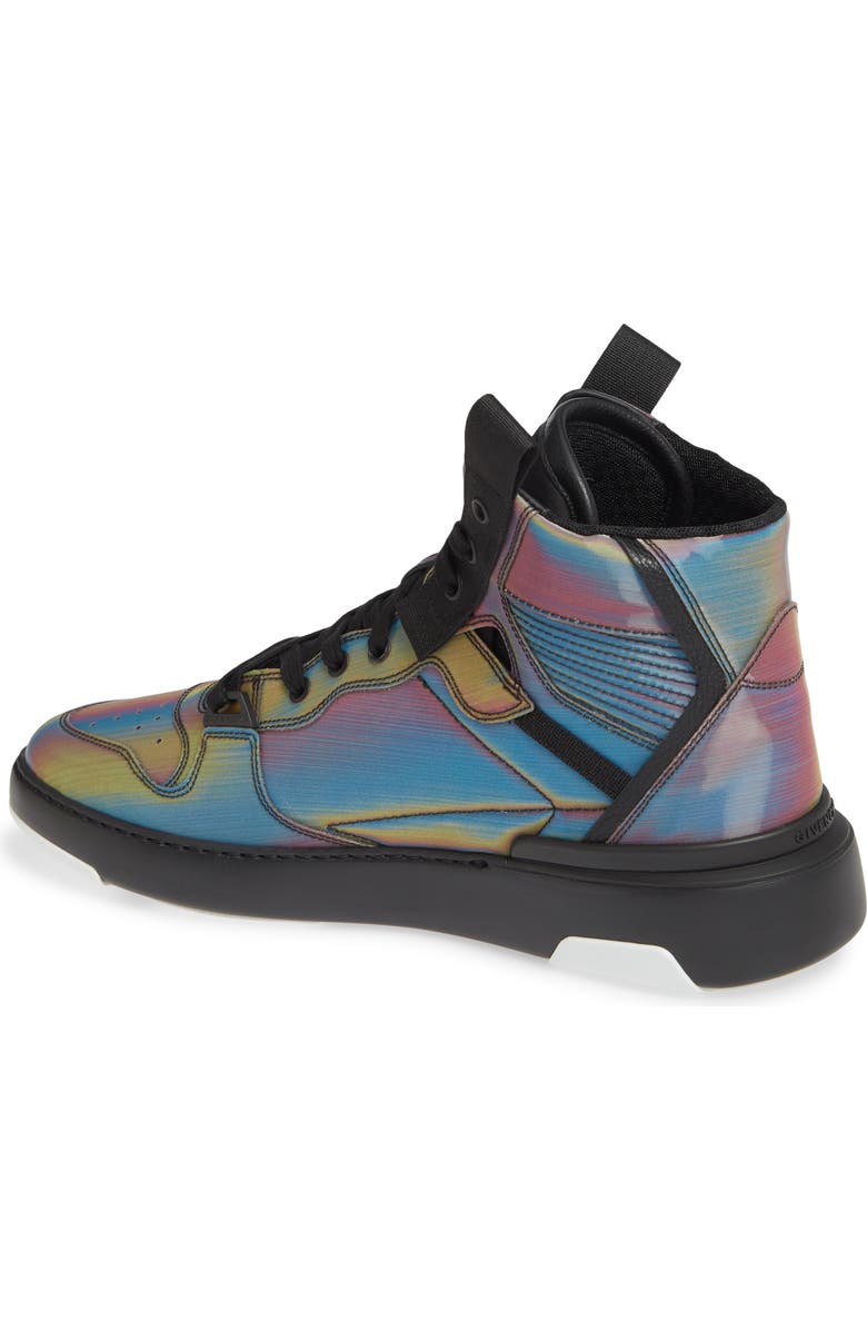Givenchy Hologram High Top Sneaker, Alternate, color,