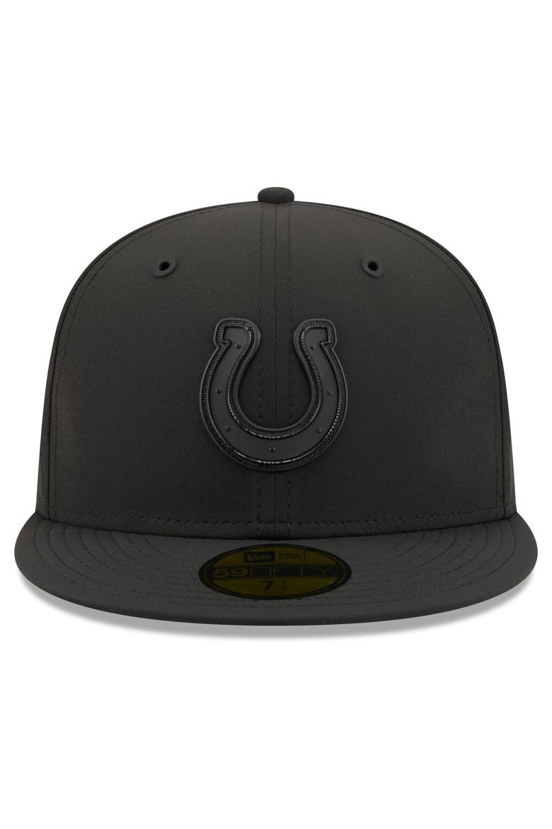 Men's New Era Black Indianapolis Colts 2026 Sideline 59FIFTY Fitted Hat, Alternate, color, Black