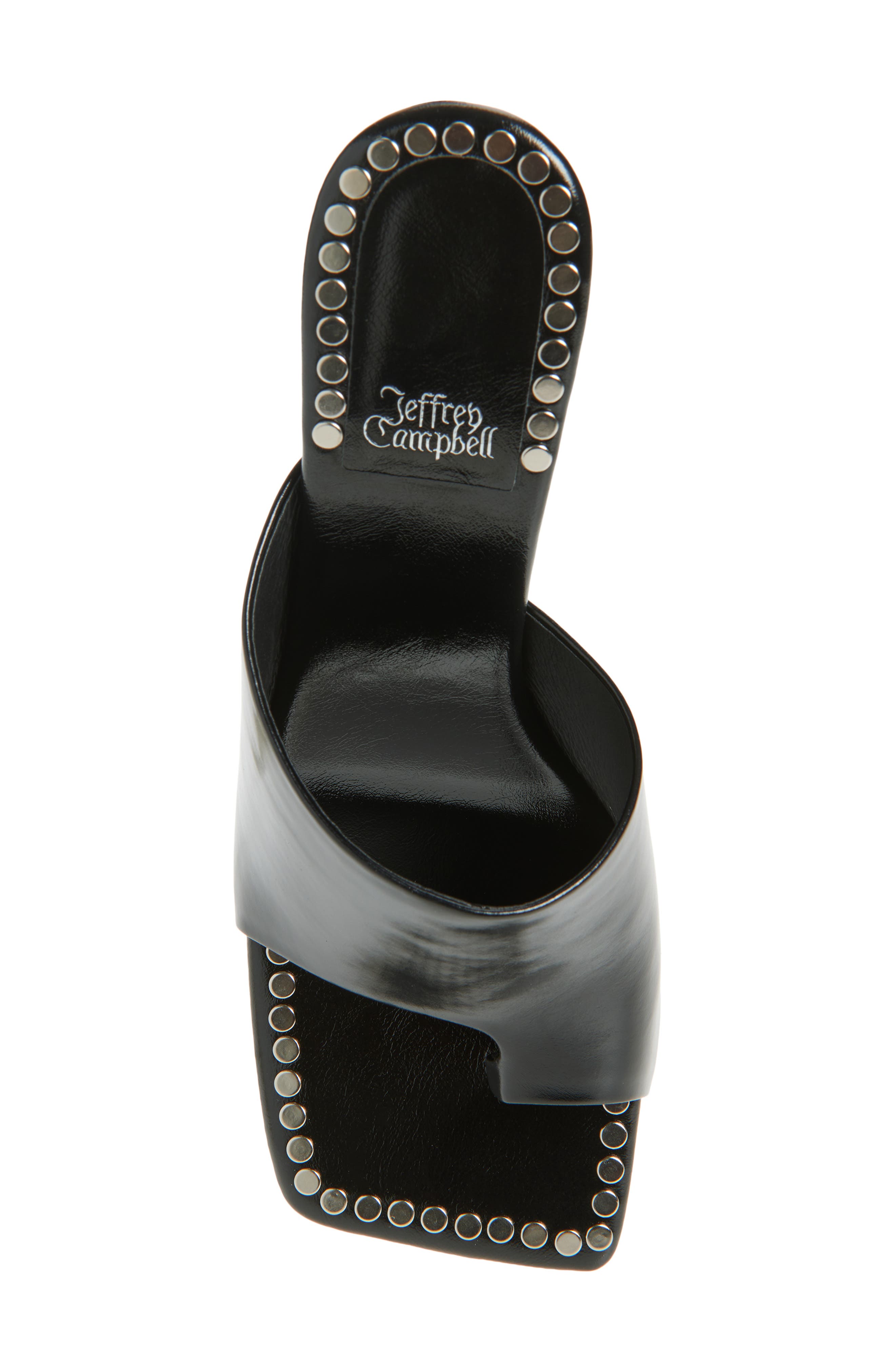 Jeffrey Campbell Alloc Slide Sandal, Alternate, color, Black Silver