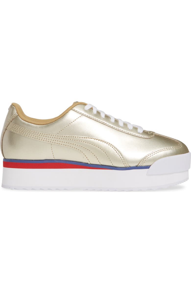PUMA Roma Amor MixMetal Platform Sneaker, Alternate, color,
