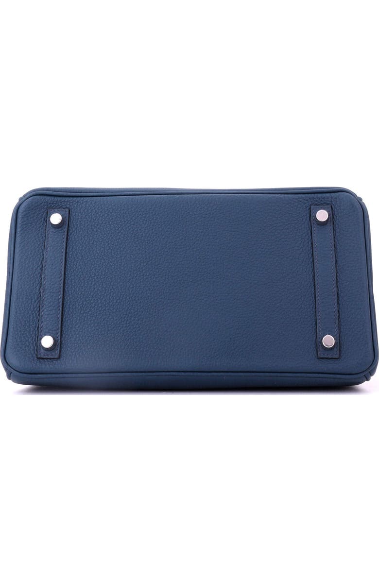 Pre-Owned Hermes Birkin Handbag Blue Togo with Palladium Hardware 30, Alternate, color, Bleu De Prusse