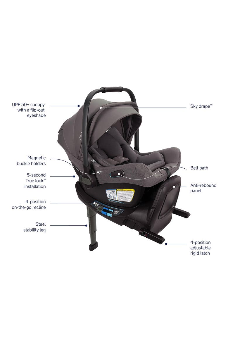 PIPA™ Aire RX + PIPA Relx Base Infant Car Seat, Alternate, color, PEWTER NORDSTROM EXCLUSIVE