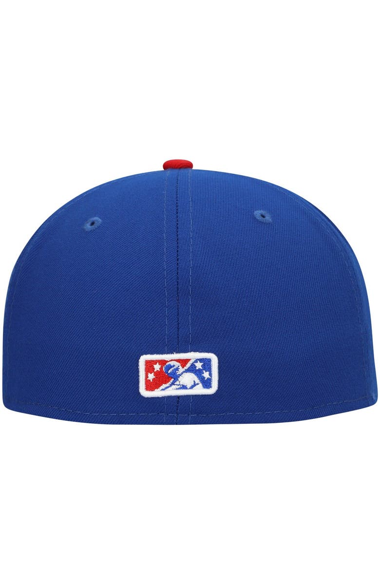 New Era Men's New Era Blue Iowa Cubs Authentic Collection Team Game 59FIFTY Fitted Hat, Alternate, color, 