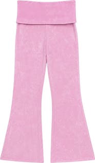 PixieLane Kids' Foldover Flare Leg Pants