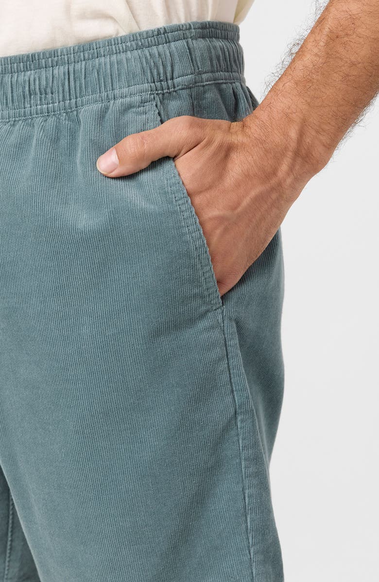 O
Neill Stretch Corduroy Drawstring Shorts, Alternate, color, Stormy Sea