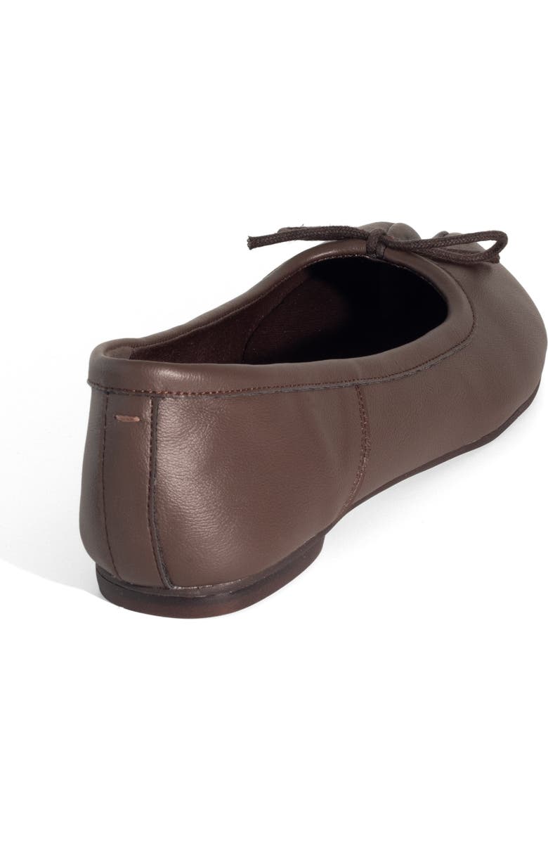 Therapy Australia HOSHI Tabi Toe Ballet Flat, Alternate, color, Chocolate Pu