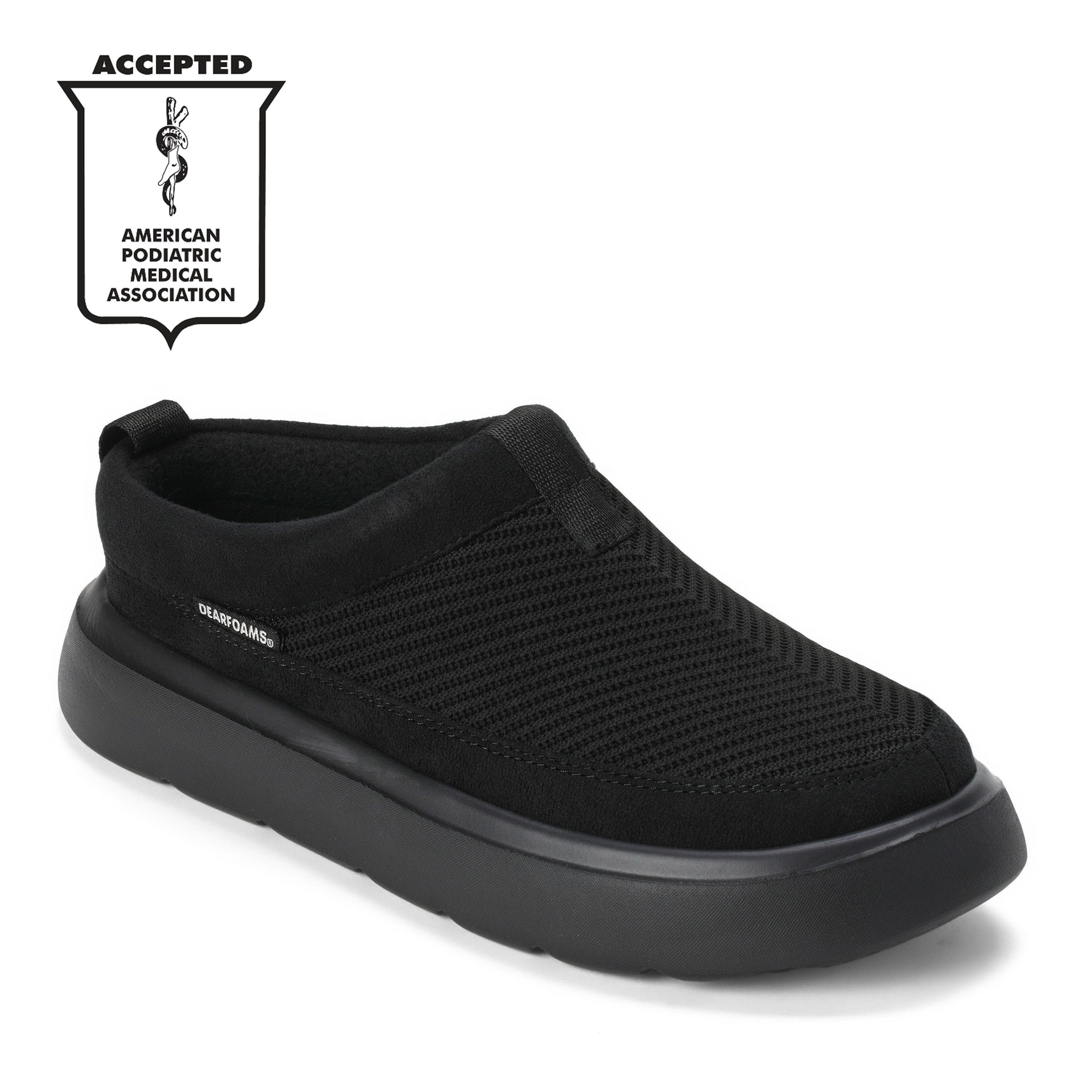 Women's Marshmellow Knit Clog, Alternate, color, BLACK
