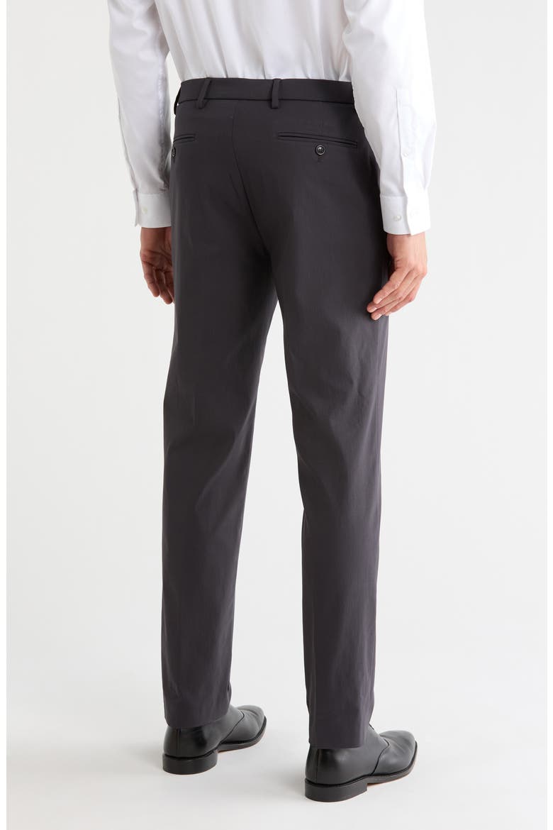 Flat Front Trousers, Alternate, color, CHARCOAL