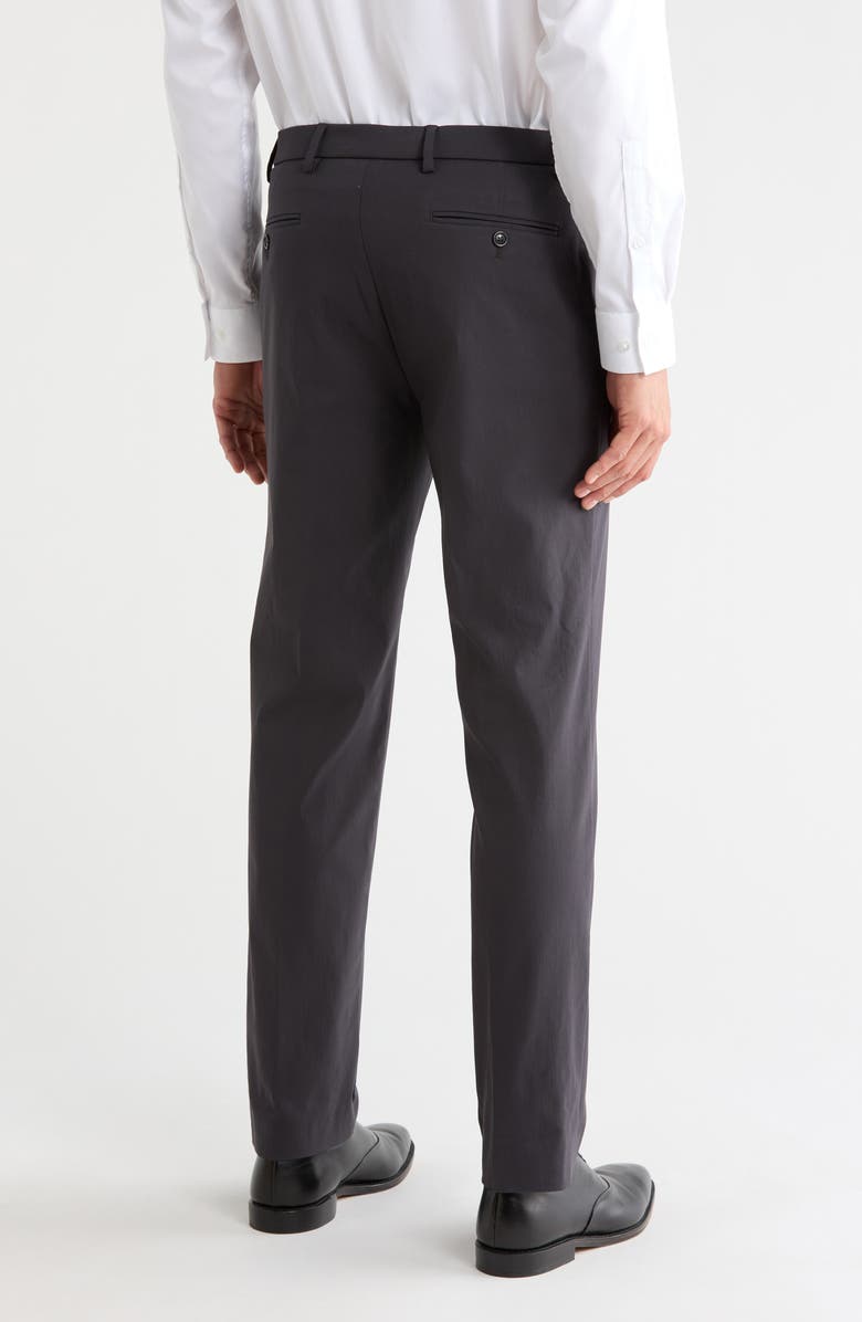 Tommy Hilfiger Flat Front Pants, Alternate, color, Charcoal